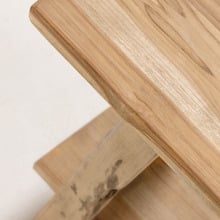 Natural Jafar Recycled Teak Wood Bench